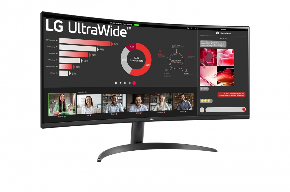 Изогнутый монитор 34" UltraWide QHD