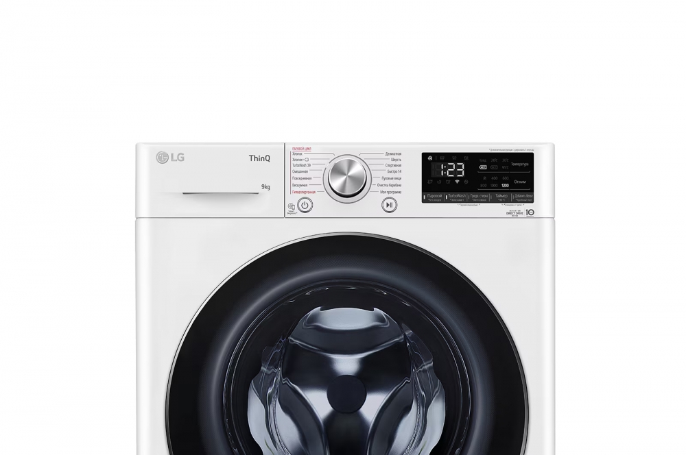 Kir yuvish mashinasi LG 9 kg - AI DD™ | Steam™ | ThinQ™