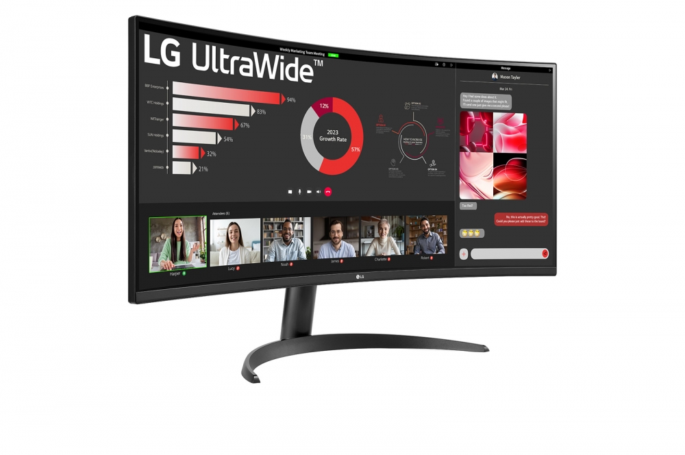Изогнутый монитор 34" UltraWide QHD
