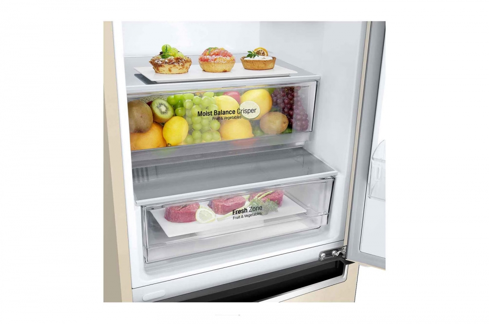 Холодильник GC-B459MEWM LG DoorCooling+™ 341л