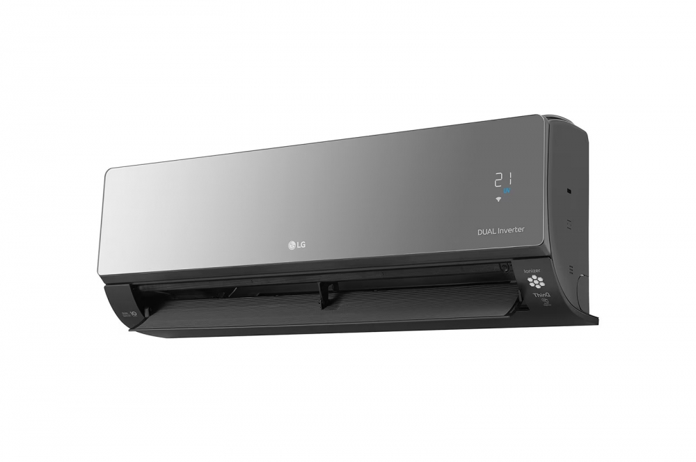LG ARTCOOL Mirror, Dual Inverter konditsioneri, 36 m² gacha, ekologik toza R32, ThinQ aqlli uy