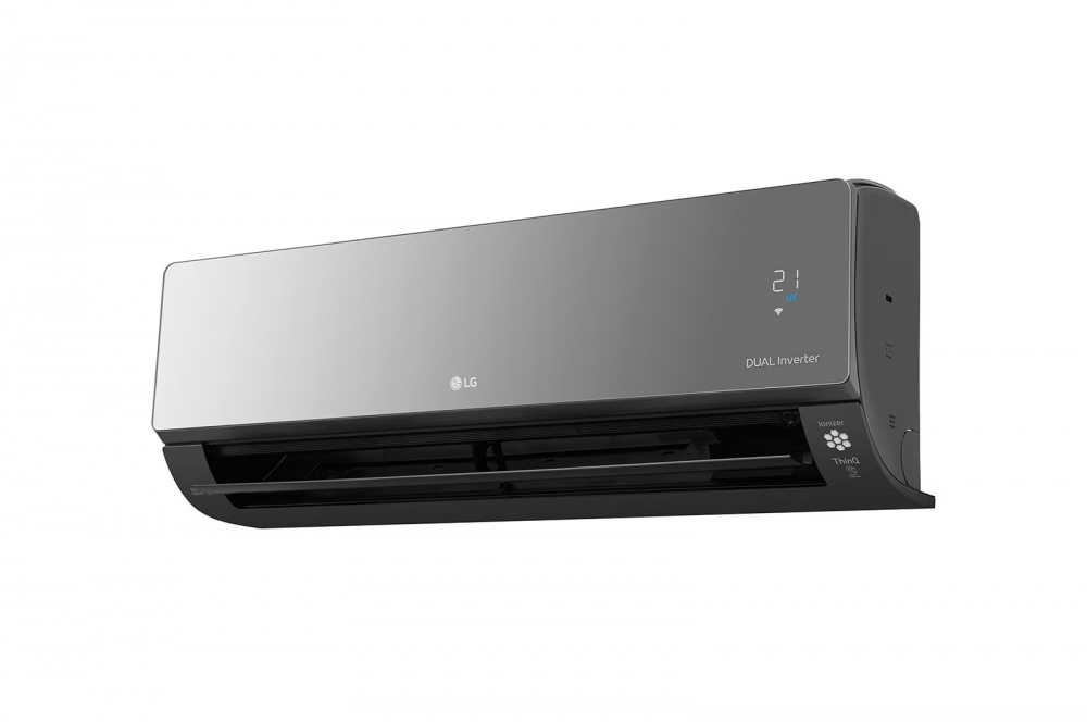 LG ARTCOOL Mirror, Dual Inverter konditsioneri, 27 m² gacha, ekologik toza R32, ThinQ aqlli uy