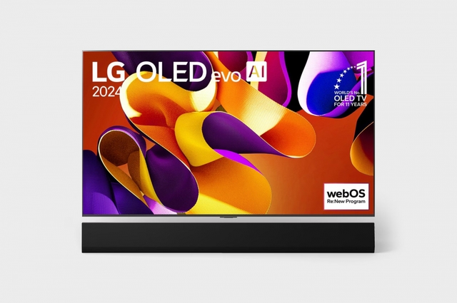 55-дюймовый телевизор Smart TV LG OLED evo AI G4 4K OLED55G4