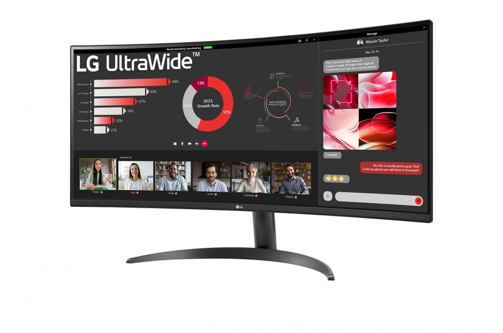 Изогнутый монитор 34" UltraWide QHD