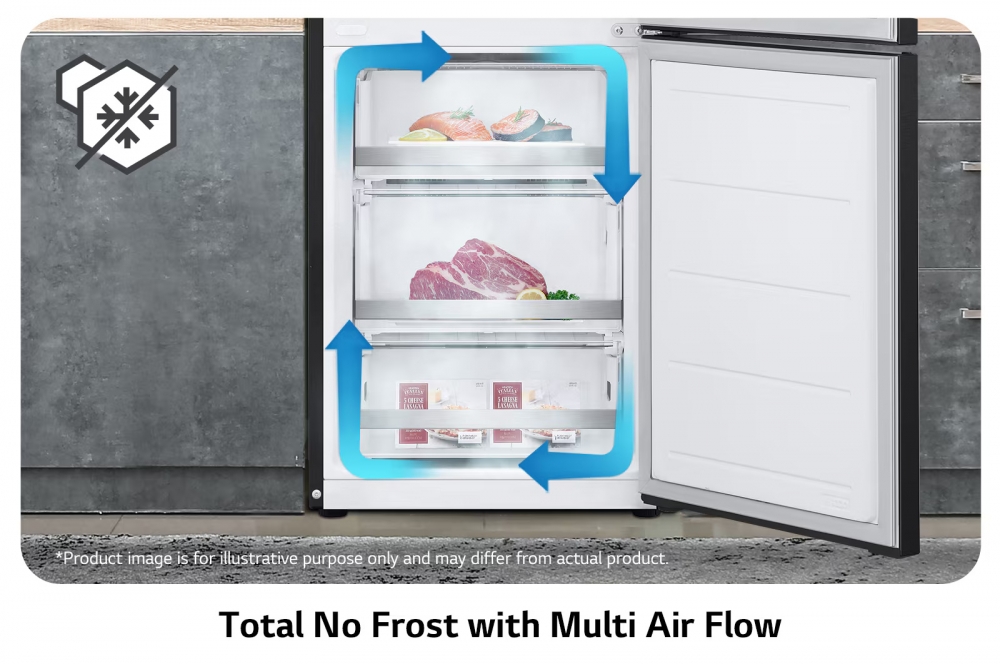 Холодильник GC-B509FTZW LG DoorCooling+™ 387л