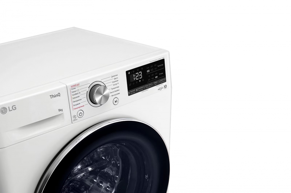 Kir yuvish mashinasi LG 9 kg - AI DD™ | Steam™ | ThinQ™