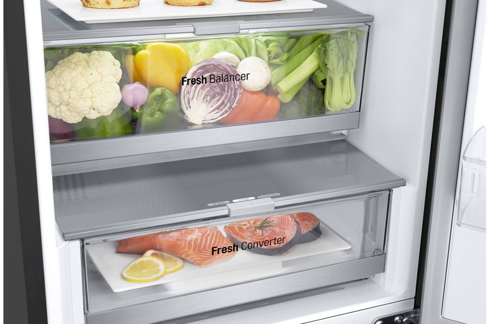 Холодильник GC-B509FTZW LG DoorCooling+™ 387л