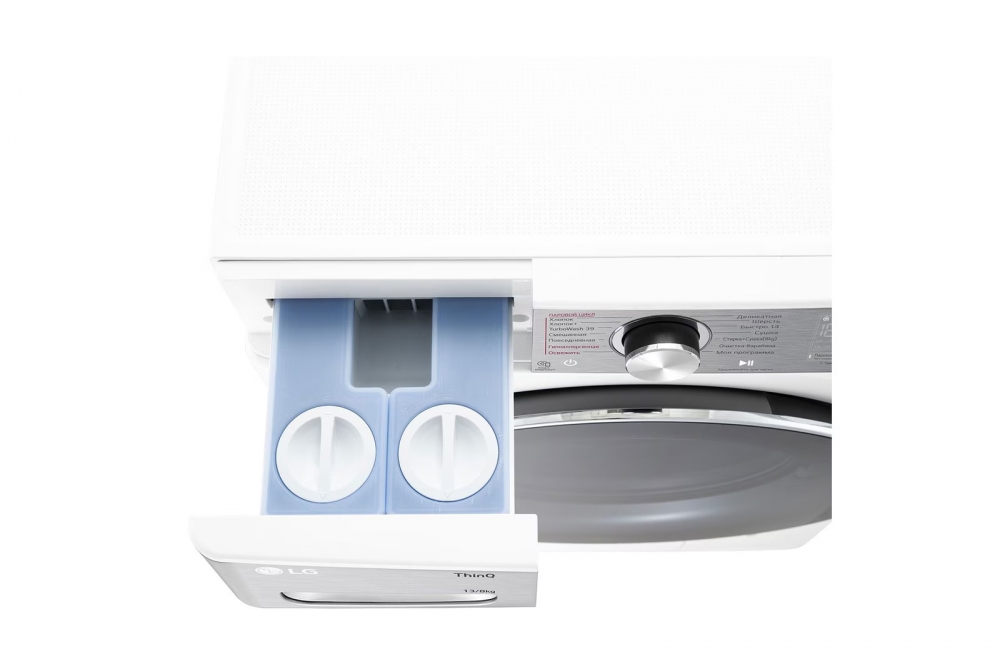 Стиральная машина с сушкой LG 13/8 кг - AI DD™ | TurboWash™360˚ | Steam+™ | ezDispense™