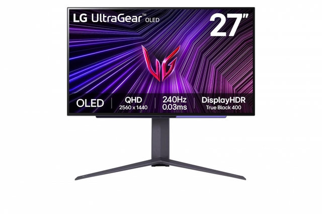 27 dyuymli UltraGear™ OLED o‘yin monitori | DisplayHDR Haqiqiy qora 400, 240Hz, 0,03 ms (GtG)