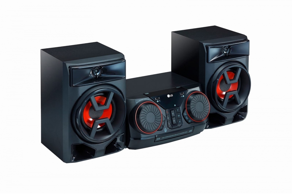 LG XBOOM CK43, 300 Вт, Функция Караоке, Подсветка, Синхронизация звука с ТВ