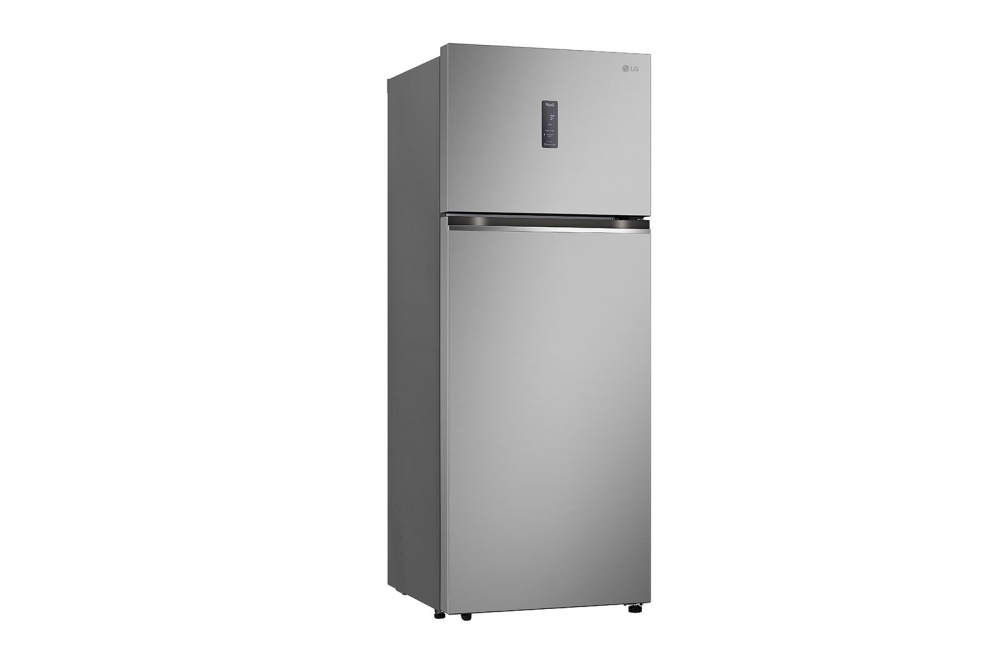 Hajm 461 l | Yuqori muzlatkich kamerali LG sovitkich | Kulrang | DoorCooling+™ | HygieneFresh+™ | Smart Inverter Compressor