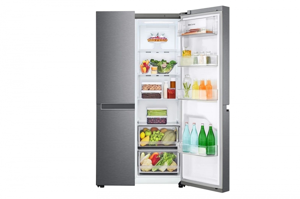 Холодильник LG Side-by-Side, 643 л,  Smart Инверторный компрессор, технология Multi Air Flow