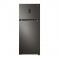 Холодильник LG с верхней морозильной камерой | Объем 395 л | Черный | DoorCooling+™ | HygieneFresh+™ | Smart Inverter Compressor