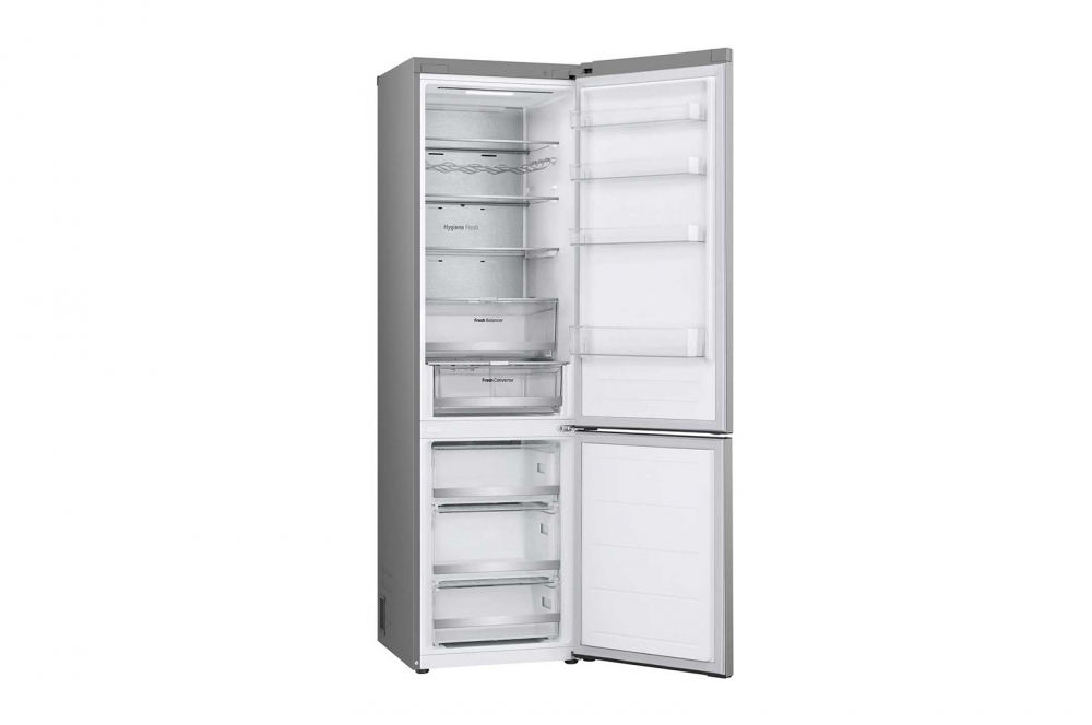 Холодильник LG GC-B509FNZW с нижней морозильной камерой, 387л
