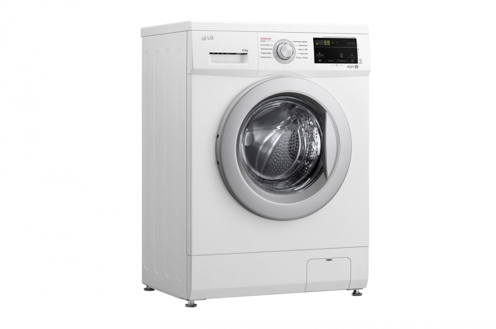 LG Direct Drive texnologiyali kir yuvish mashinasi, 6,5 kg, 6 Motion, Steam™ bugʻ bilan kir yuvish