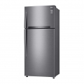Hajm 506 l | Yuqori muzlatgich kamerali LG sovutgich | Kulrang | DoorCooling⁺™ | Linear Inverter Compressor