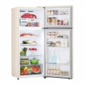 Холодильник LG с верхней морозильной камерой | Объем 395 л | Бежевый | DoorCooling+™ | HygieneFresh+™ | Smart Inverter Compressor