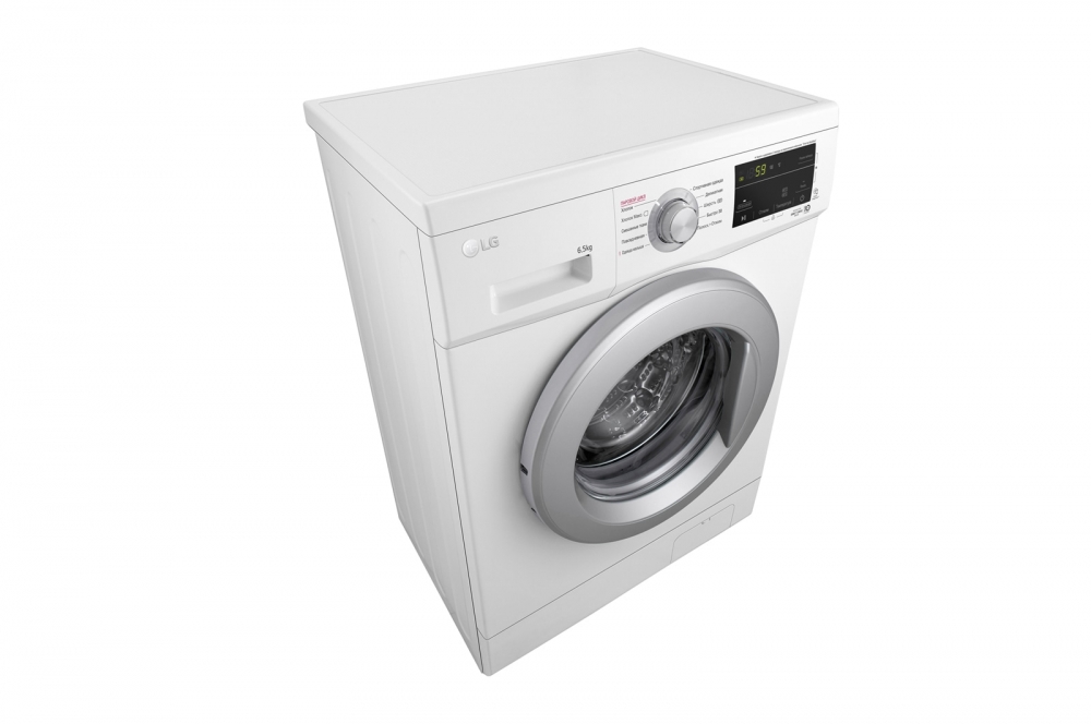 LG Direct Drive texnologiyali kir yuvish mashinasi, 6,5 kg, 6 Motion, Steam™ bugʻ bilan kir yuvish