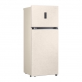 Холодильник LG с верхней морозильной камерой | Объем 395 л | Бежевый | DoorCooling+™ | HygieneFresh+™ | Smart Inverter Compressor