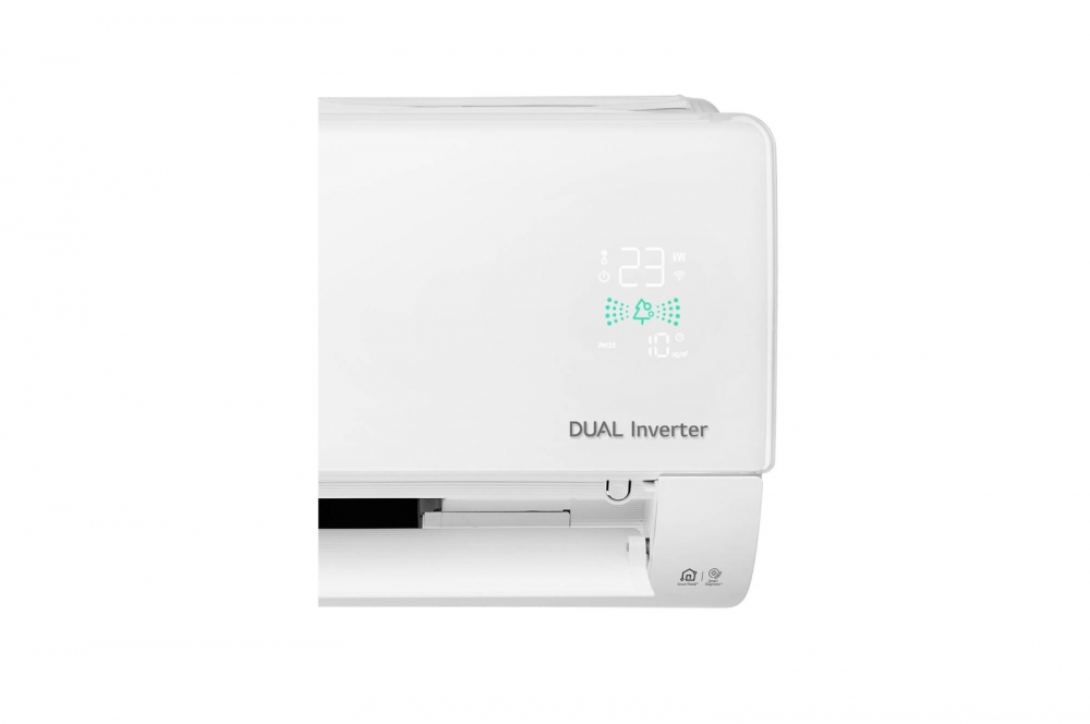 LG DUALCOOL havo tozalash funksiyali, Dual Inverter konditsioneri 36 m² gacha, PM 1.0 chang sensori