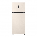 Холодильник LG с верхней морозильной камерой | Объем 395 л | Бежевый | DoorCooling+™ | HygieneFresh+™ | Smart Inverter Compressor