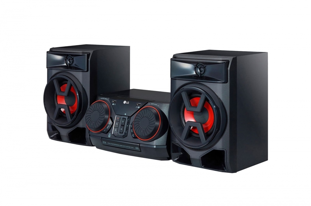 LG XBOOM CK43, 300 Вт, Функция Караоке, Подсветка, Синхронизация звука с ТВ