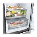 Hajm 337 l | Pastki muzlatgich kamerali LG sovutgich | Kulrang | Suv dispenseri | Smart Inverter Compressor