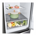 Холодильник LG с нижней морозильной камерой |Объем 341 л | Серый | DoorCooling+™ | Smart Inverter Compressor