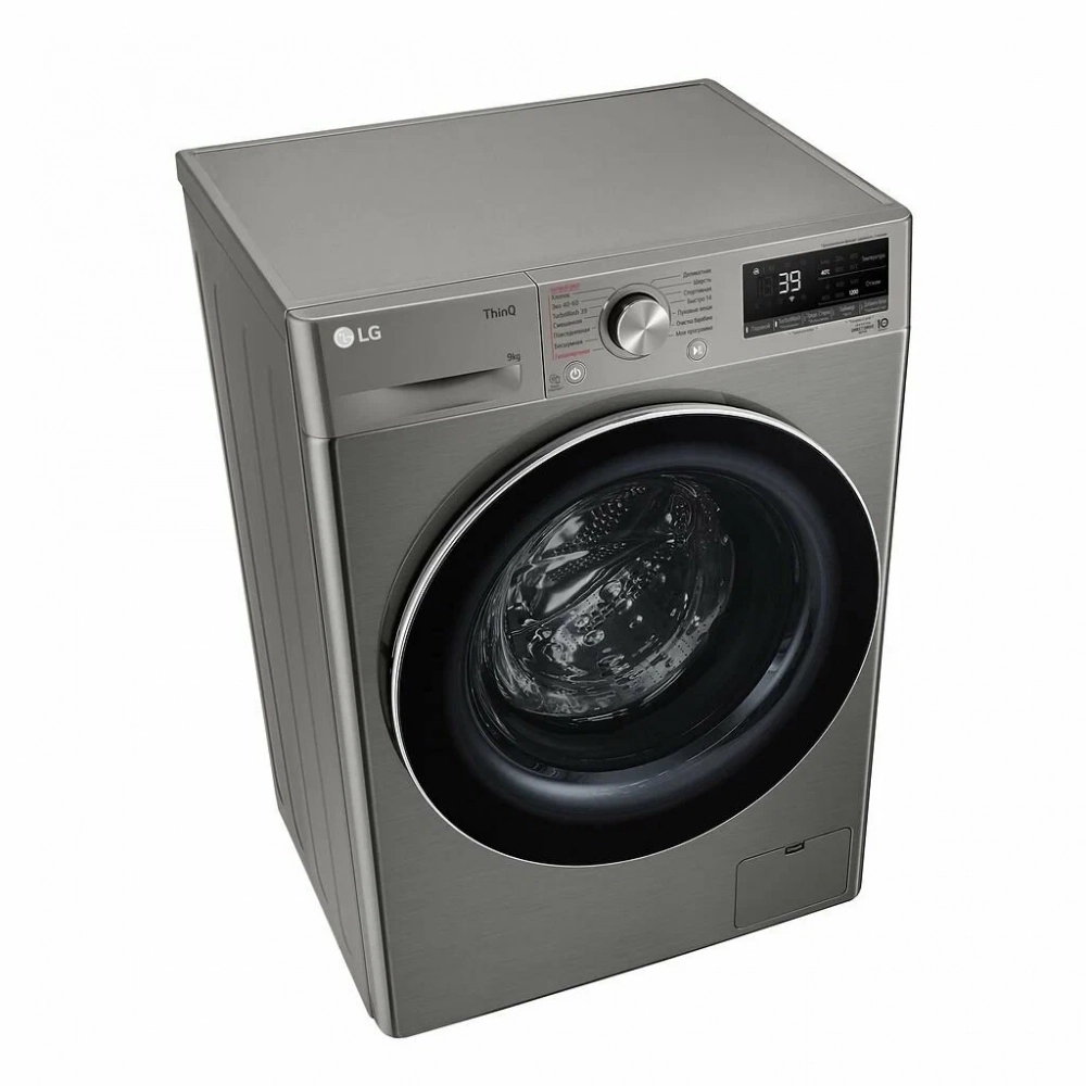 Узкая стиральная машина LG с технологией AIDD, 9кг