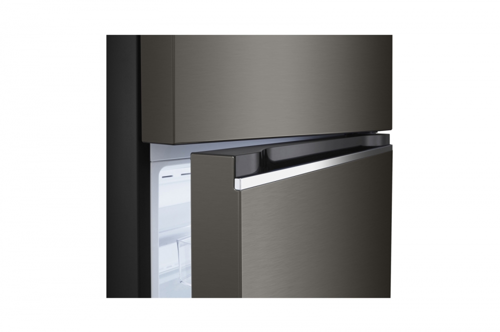 395 hajmli | Yuqori sovutgichli LG kamerali muzlatgich | Qora | DoorCooling+™ | HygieneFresh+™ | Smart Inverter Compressor