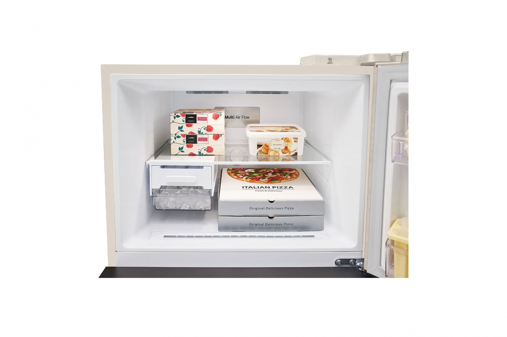 Холодильник LG с верхней морозильной камерой | 461 л | Бежевый | DoorCooling+™ | HygieneFresh+™ | Smart Inverter Compressor