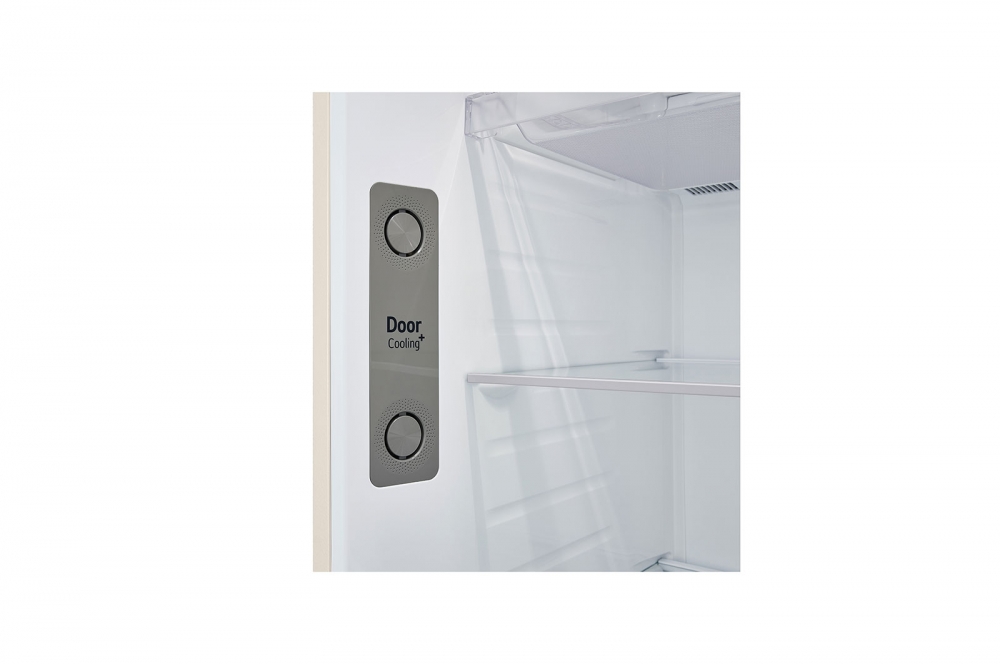 Холодильник LG с верхней морозильной камерой | 461 л | Бежевый | DoorCooling+™ | HygieneFresh+™ | Smart Inverter Compressor