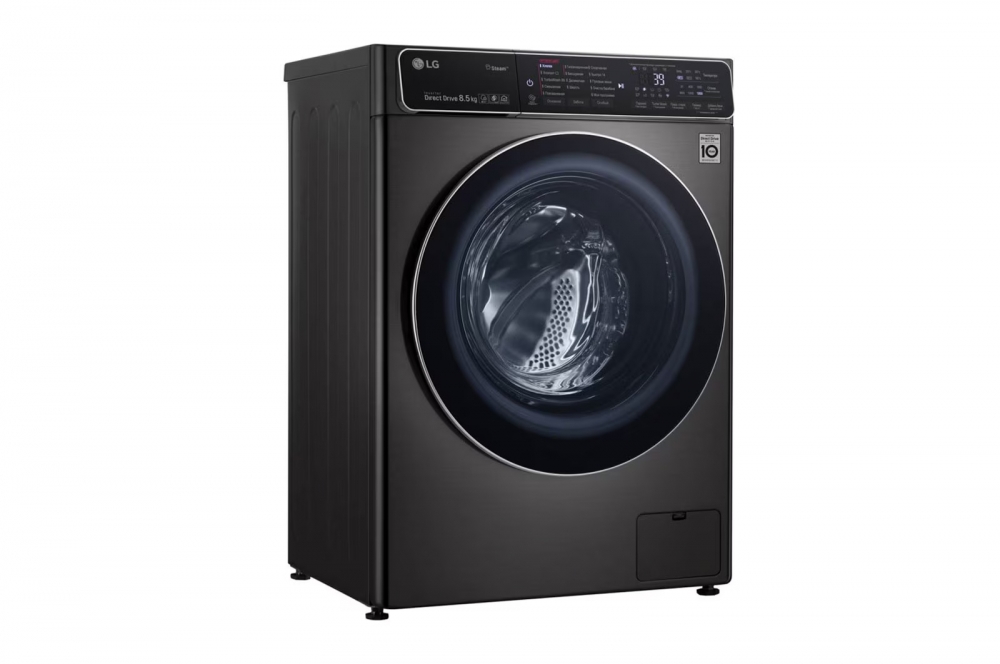 Стиральная машина узкая LG F2T9GW9P с паром, технология AI DD, 8,5 кг