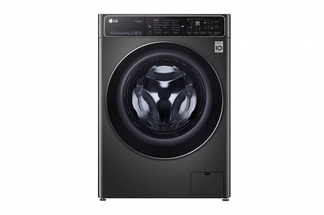 LG AI DD sunʼiy intellektli kir yuvish mashinasi, 8,5 kg, Steam+ bugʻ bilan yuvish, TurboWash39, ThinQ