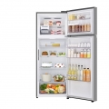 Hajm 461 l | Yuqori muzlatkich kamerali LG sovitkich | Kulrang | DoorCooling+™ | HygieneFresh+™ | Smart Inverter Compressor