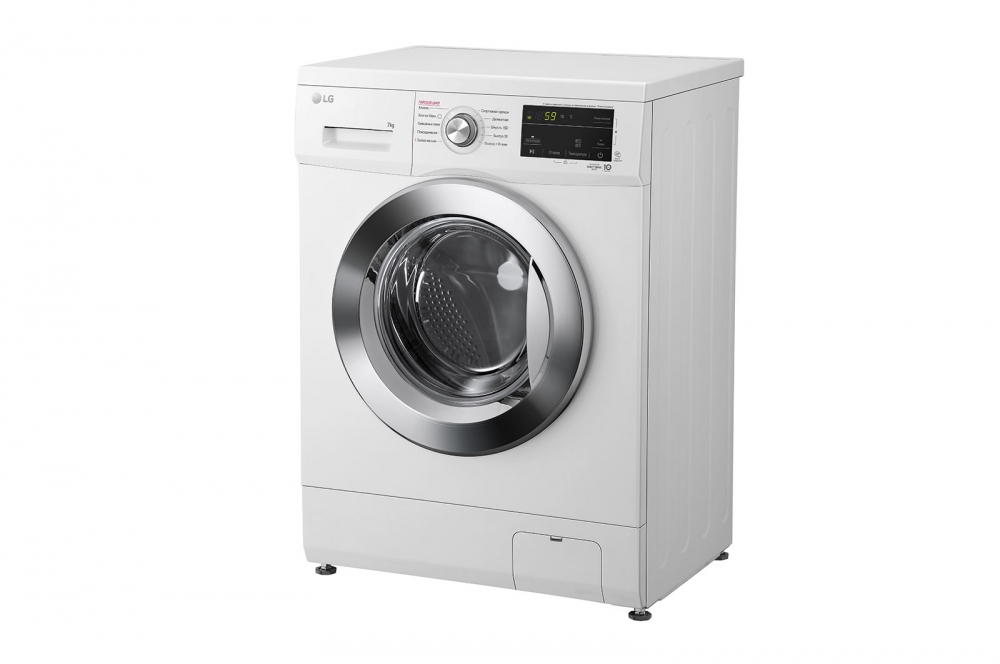 Direct Drive texnologiyali LG kir yuvish mashinasi, 7 kg, 6 Motion, Steam™ bugʻ bilan kir yuvish