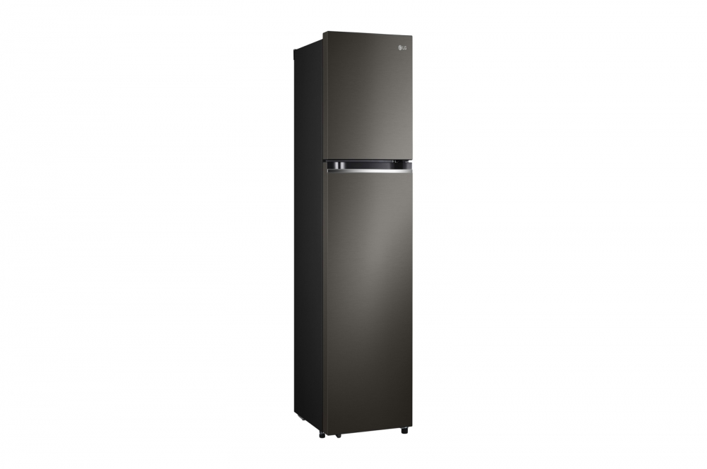 395 hajmli | Yuqori sovutgichli LG kamerali muzlatgich | Qora | DoorCooling+™ | HygieneFresh+™ | Smart Inverter Compressor