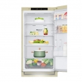 Холодильник LG с нижней морозильной камерой | Бежевый | DoorCooling+™ | Объем 341 л | Smart Inverter Compressor