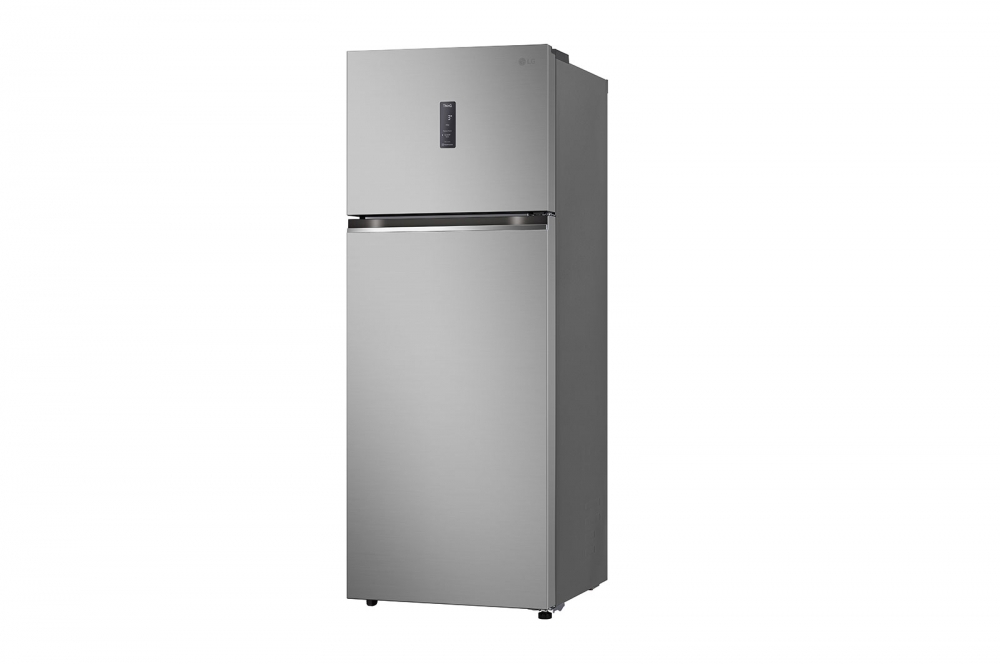 Hajm 461 l | Yuqori muzlatkich kamerali LG sovitkich | Kulrang | DoorCooling+™ | HygieneFresh+™ | Smart Inverter Compressor