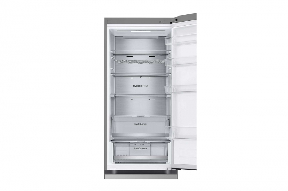 Холодильник LG GC-B509FNZW с нижней морозильной камерой, 387л