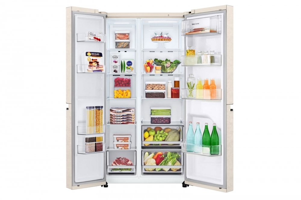 Холодильник LG Side-by-Side |Объем 643 л |Smart Inverter Comressor | Multi Air Flow | Smart Inverter Compressor