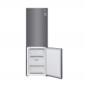 Холодильник LG с нижней морозильной камерой |Объем 341 л | Серый | DoorCooling+™ | Smart Inverter Compressor