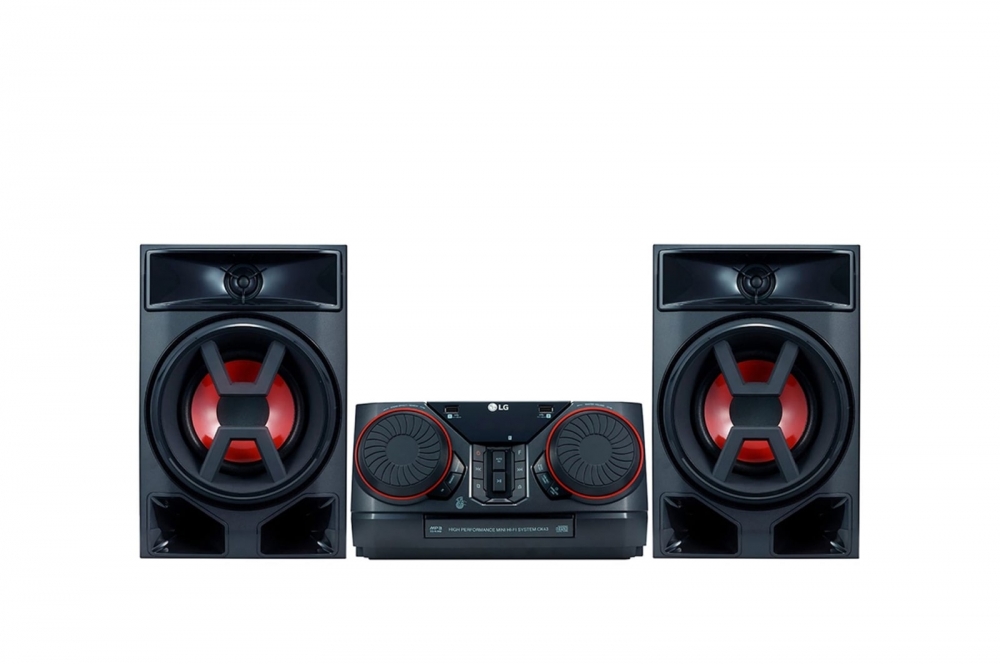 LG XBOOM CK43, 300 Вт, Функция Караоке, Подсветка, Синхронизация звука с ТВ