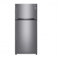 Hajm 506 l | Yuqori muzlatgich kamerali LG sovutgich | Kulrang | DoorCooling⁺™ | Linear Inverter Compressor
