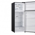 Hajm 461 l | Yuqori muzlatkich kamerali LG sovitkich | Qora rang | DoorCooling+™ | HygieneFresh+™ | Smart Inverter Compressor