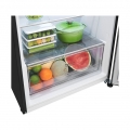 Холодильник LG с верхней морозильной камерой | Объем 395 л | Черный | DoorCooling+™ | HygieneFresh+™ | Smart Inverter Compressor