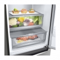 Холодильник LG с нижней морозильной камерой | Объем 384 л | Серый | DoorCooling⁺™ | Linear Inverter Compressor