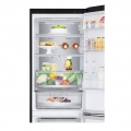 Холодильник LG с нижней морозильной камерой |Объем 341 л | Черный | DoorCooling⁺™ | Smart Inverter Compressor
