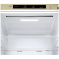 Холодильник LG с нижней морозильной камерой | Бежевый | DoorCooling+™ | Объем 341 л | Smart Inverter Compressor