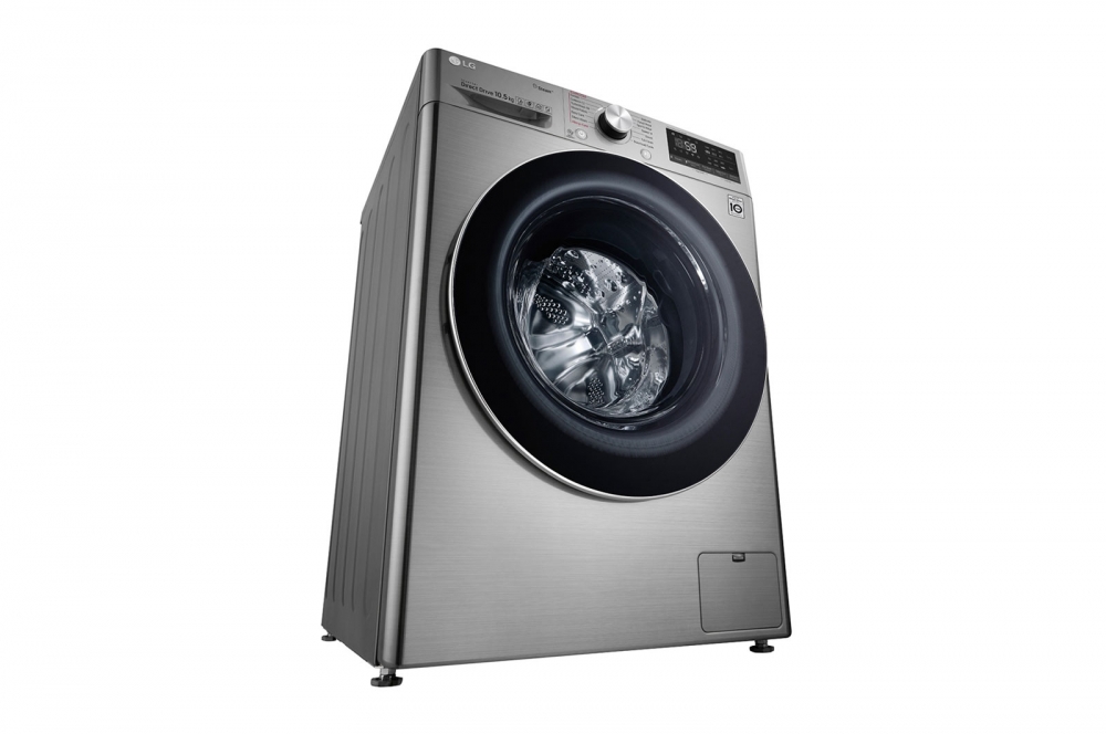 Sunʼiy intellektli LG AI DD kir yuvish mashinasi, 8,5 kg, Steam bugʻ bilan kir yuvish, ThinQ, TurboWash360